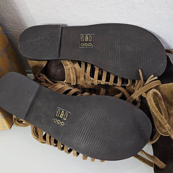 NWT Free People Sun Seeker Tall Gladiator Sandals - Picture 3 of 7
